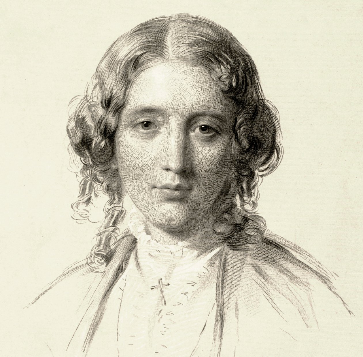 Portrét Harriet Beecher Stowe od Francis Holl
