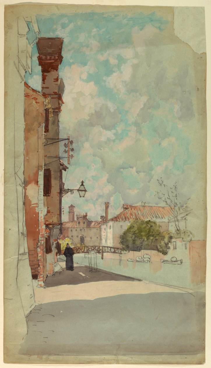 Kanál, Benátky, Itálie od Francis Hopkinson Smith
