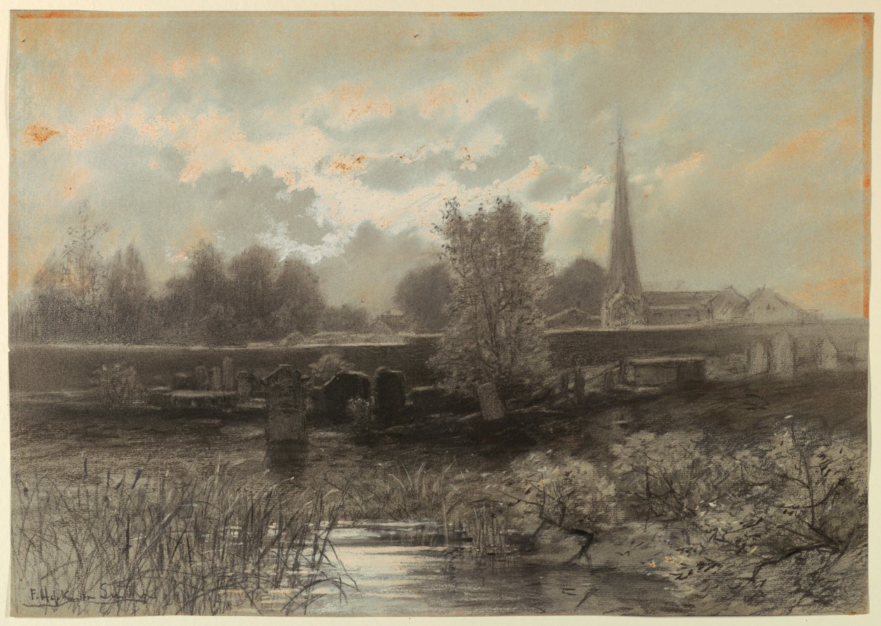 Hřbitov od Francis Hopkinson Smith