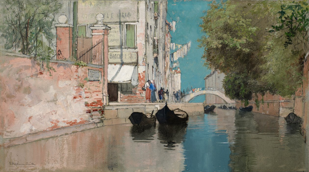 Na cestě do veřejné zahrady, ca. 1895. od Francis Hopkinson Smith