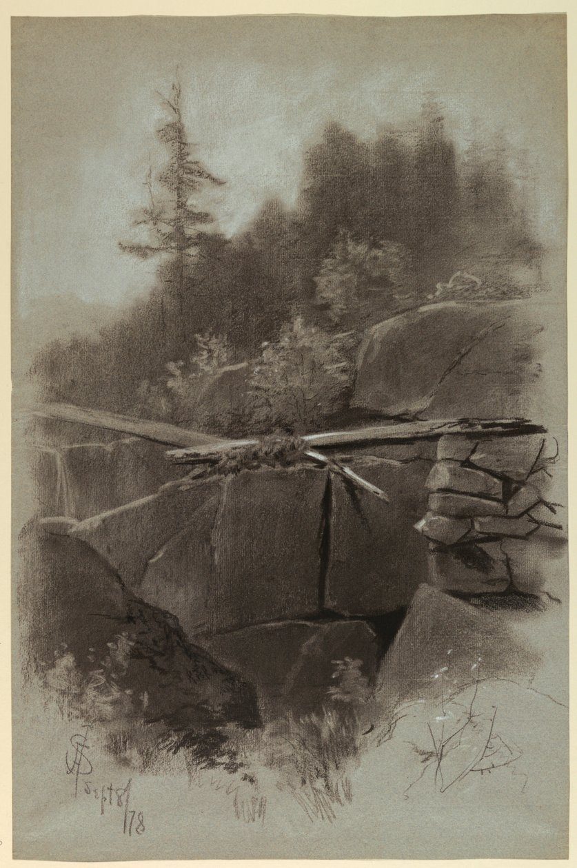 Skalní útes od Francis Hopkinson Smith