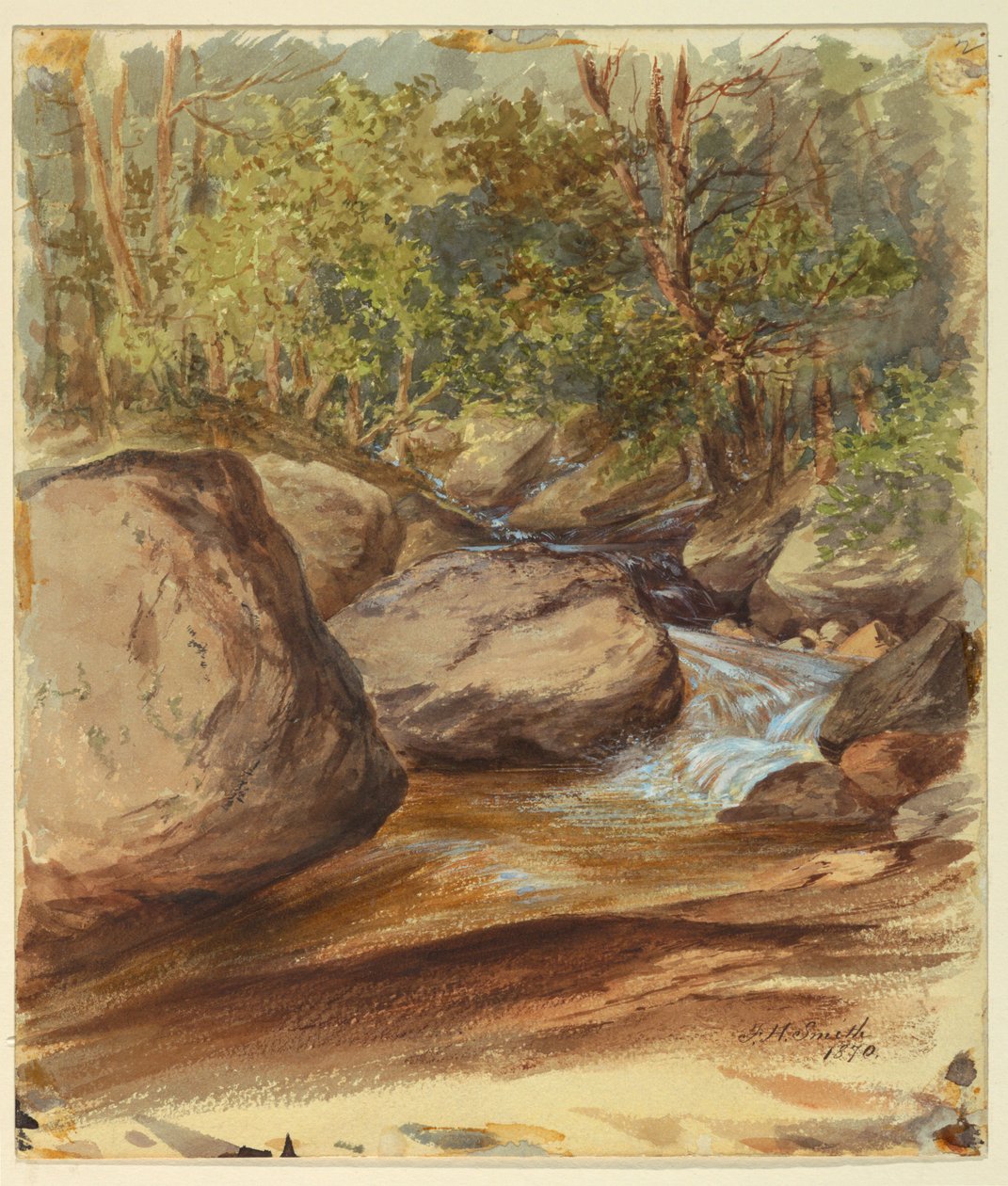 Studie potoka od Francis Hopkinson Smith