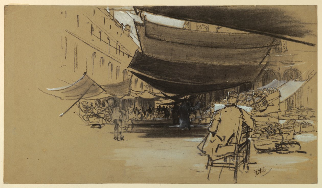 Markýzy ovocného trhu od Francis Hopkinson Smith