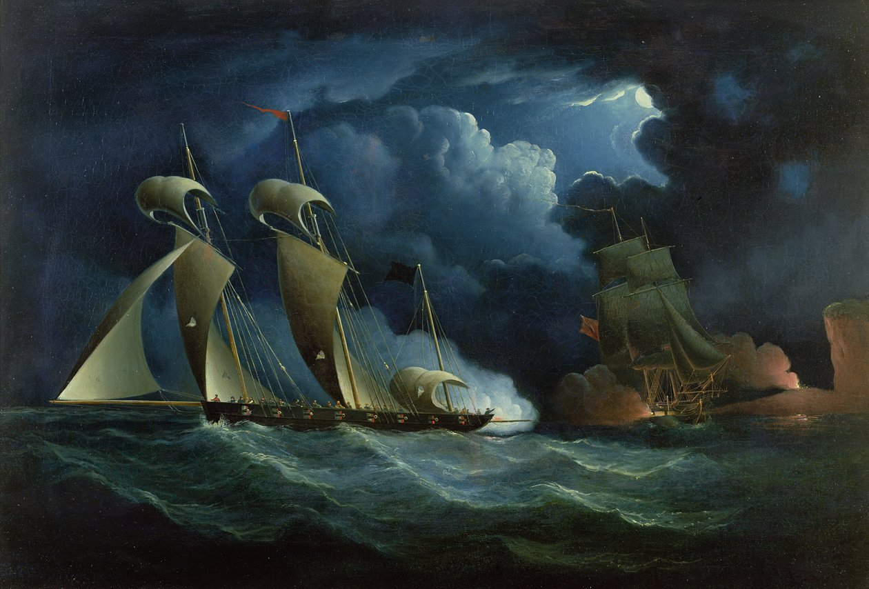 Celní brigáda s Pirate Lugger bude sledovat od Francis Hustwick
