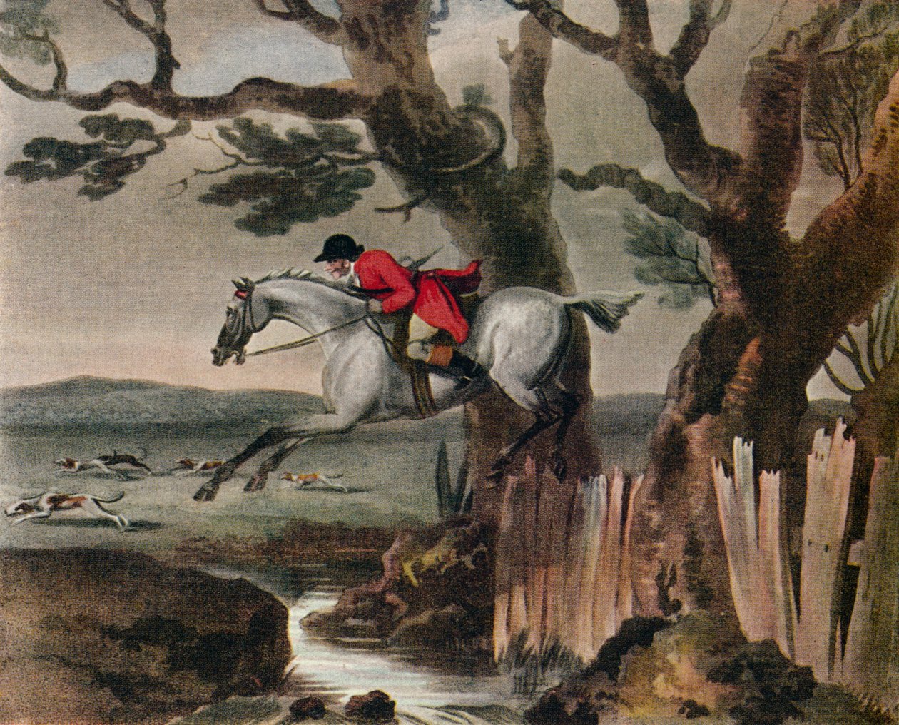 Nyní, smlouva, říká Dick, od Jove Ti D--d Quornites teď uvidí trik, 1790, 1922 od Francis Jukes