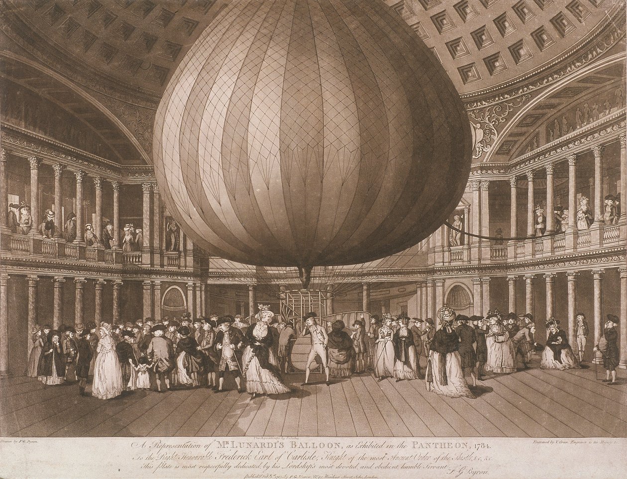 Interiér Pantheonu, Oxford Street, Londýn, 1785 od Francis Jukes