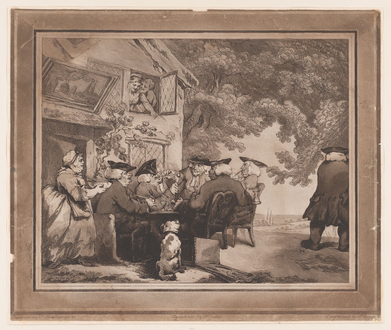 Mokrí faráři, 1785., 1785 od Francis Jukes
