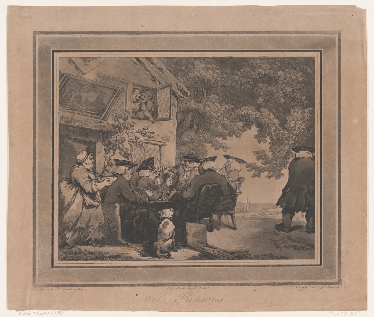 Mokrí faráři, 1785., 1785 od Francis Jukes