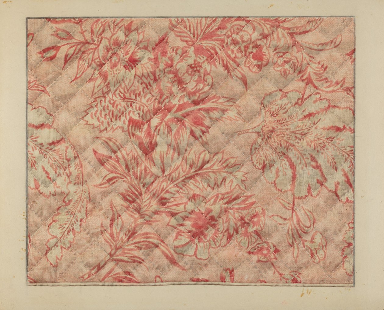 Detail dětské přikrývky, c. 1937. od Francis Law Durand
