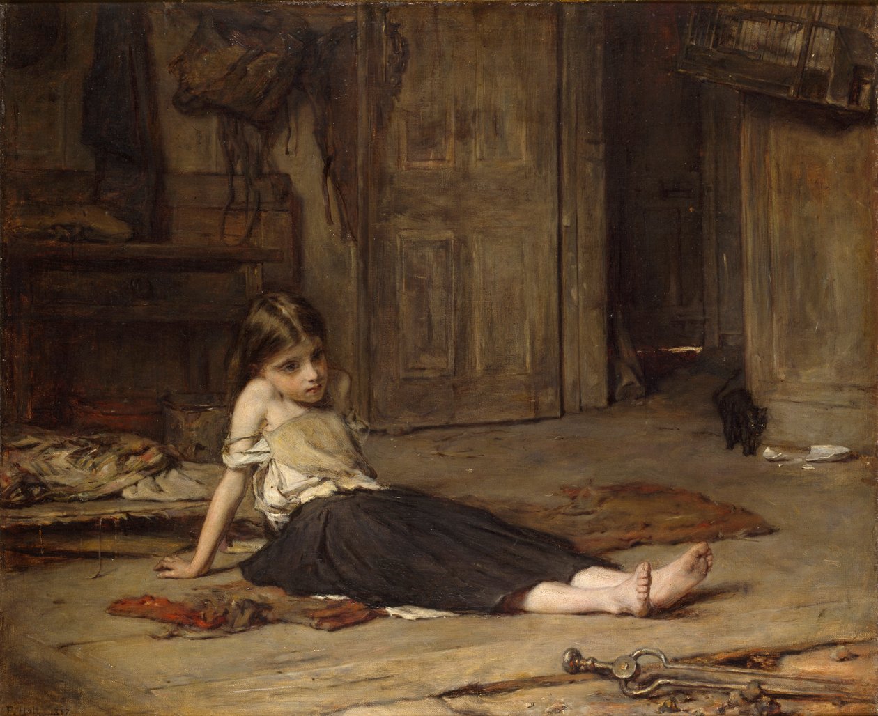 Tváře v ohni, 1867 od Francis Montague Holl
