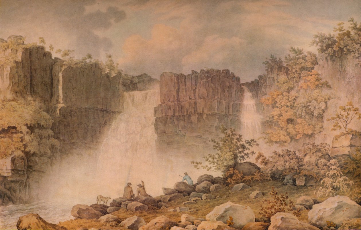 High Force, Teesdale, c1807 od Francis Nicholson