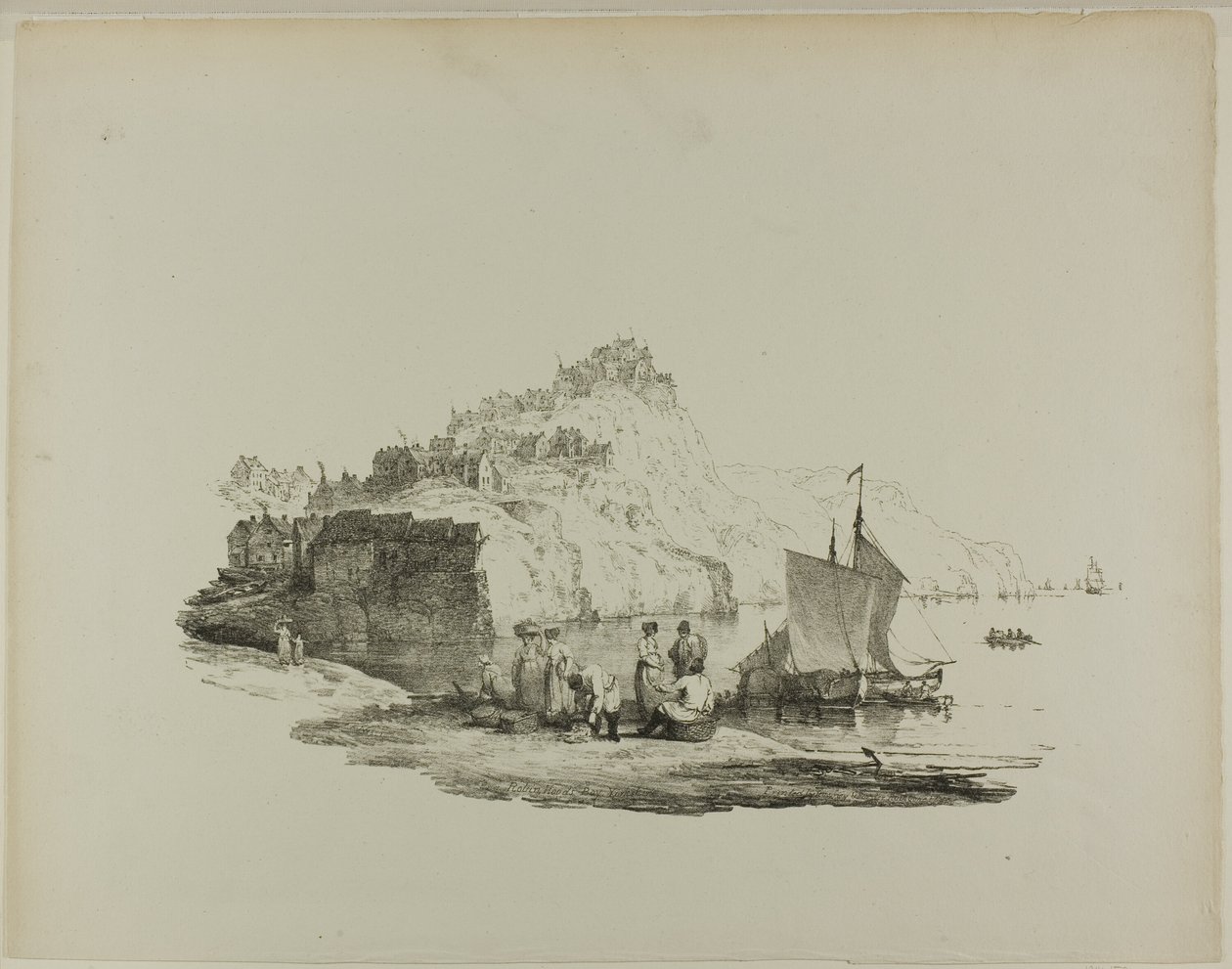 Zátoka Robina Hooda, Yorkshire od Francis Nicholson