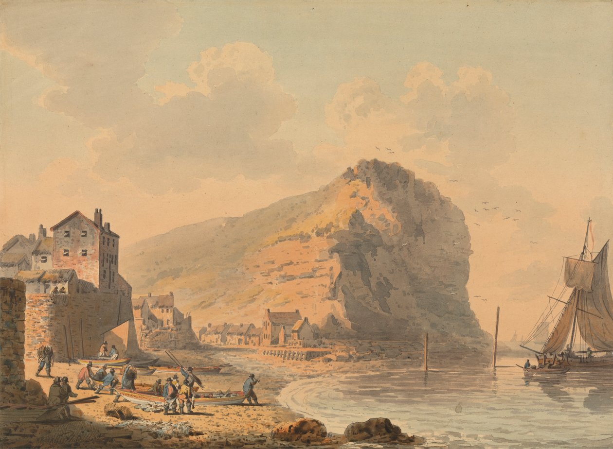 Staithes, Yorkshire od Francis Nicholson