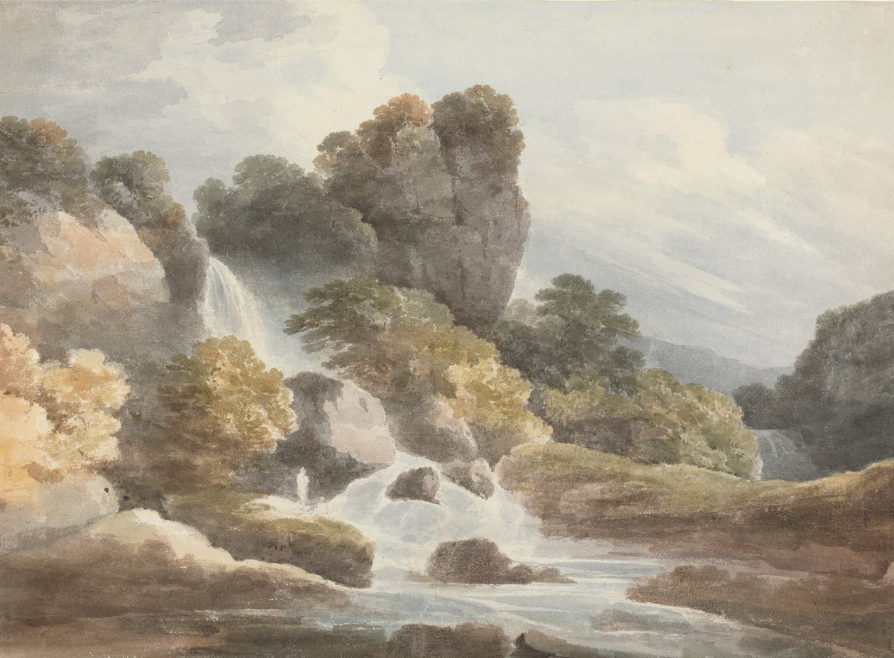 Vodopád od Francis Nicholson
