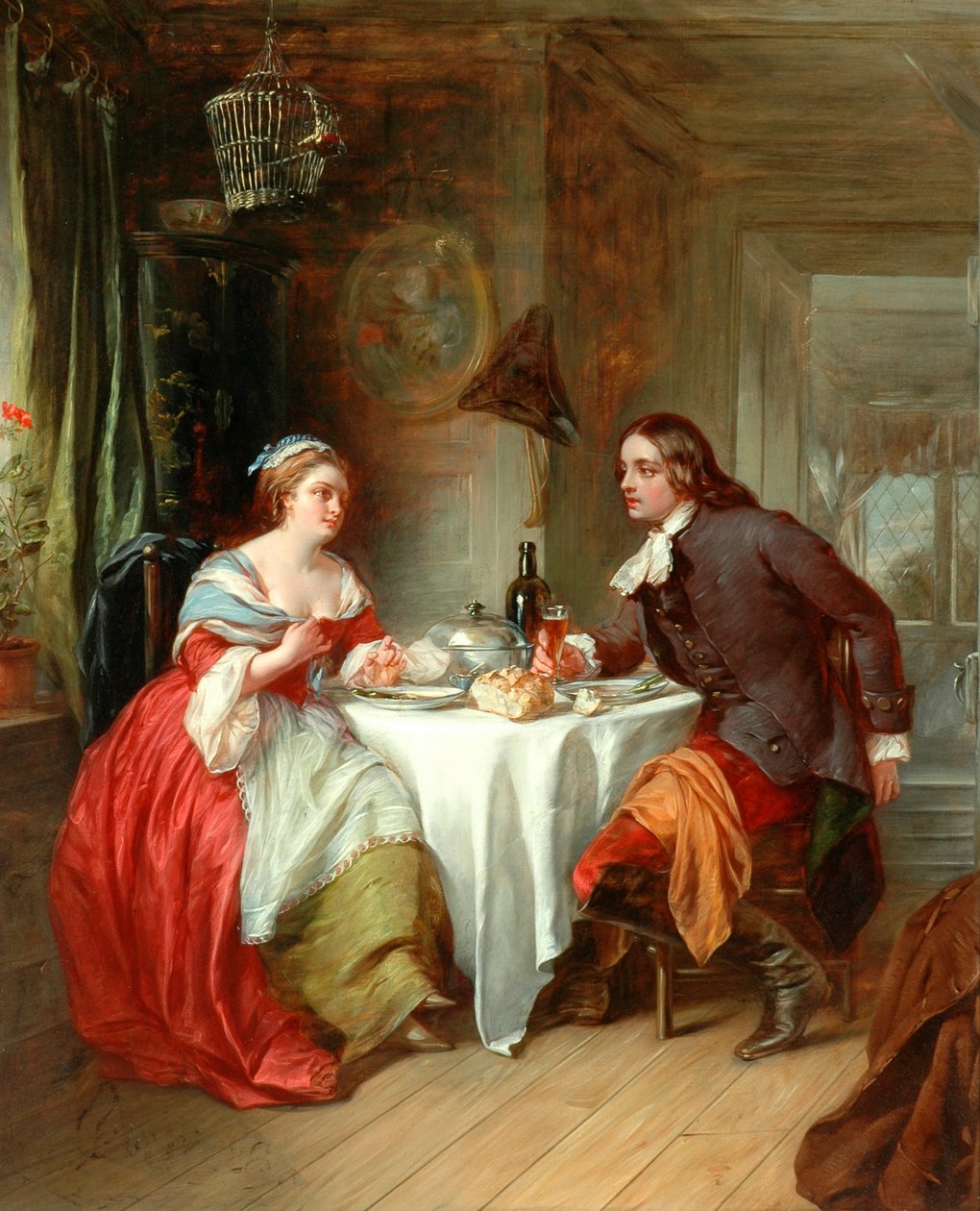 The Repast, 1788 od Francis Phillip Stephanoff