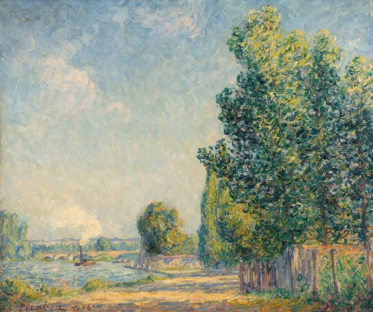 Začátek podzimu, Villeneuve-sur-Yonne od Francis Picabia