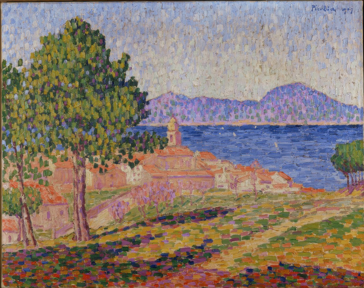 Pohled na Saint-Tropez ze Zita- delle od Francis Picabia