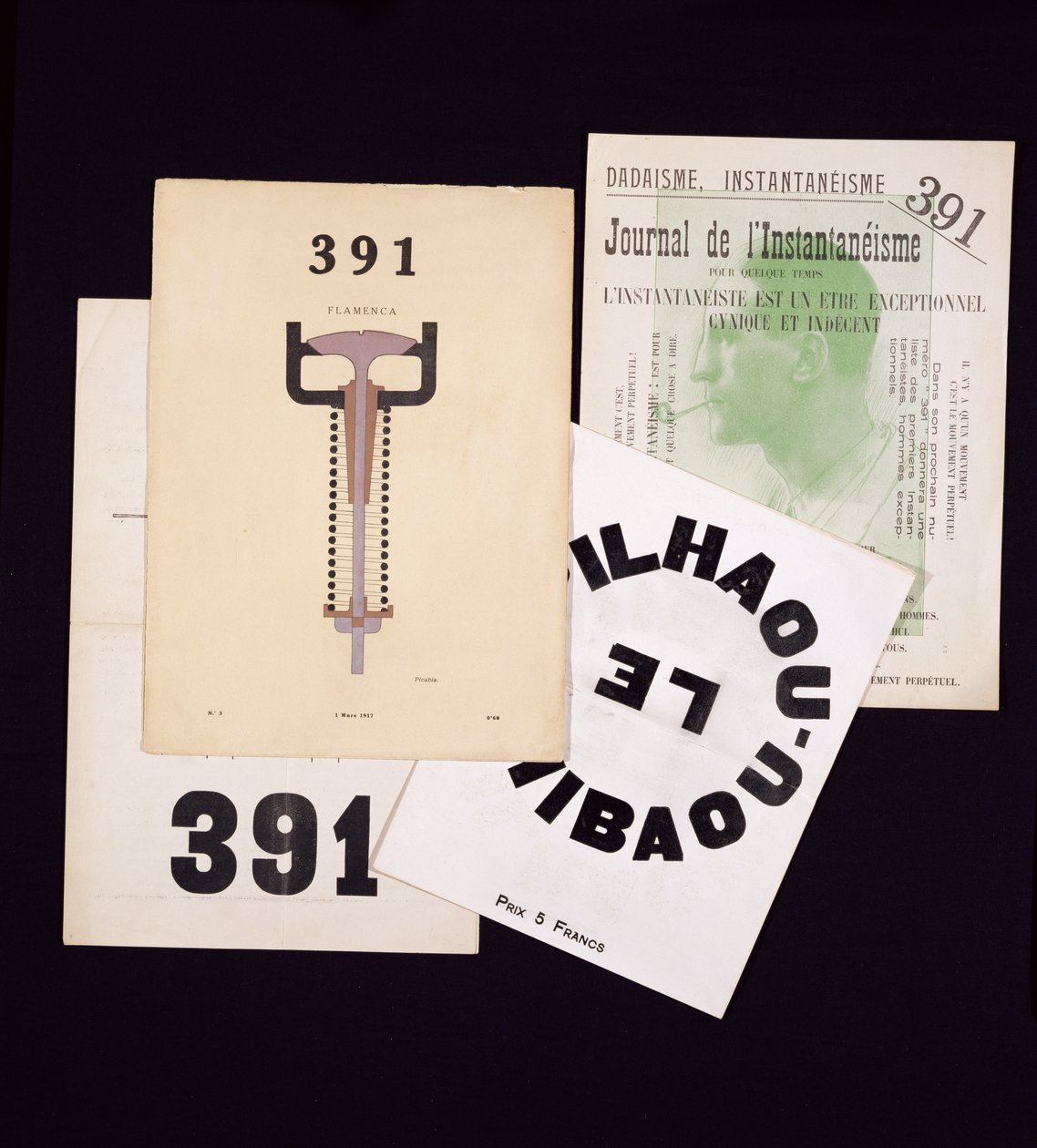 Dadaistická montáž (koláž) od Francis Picabia