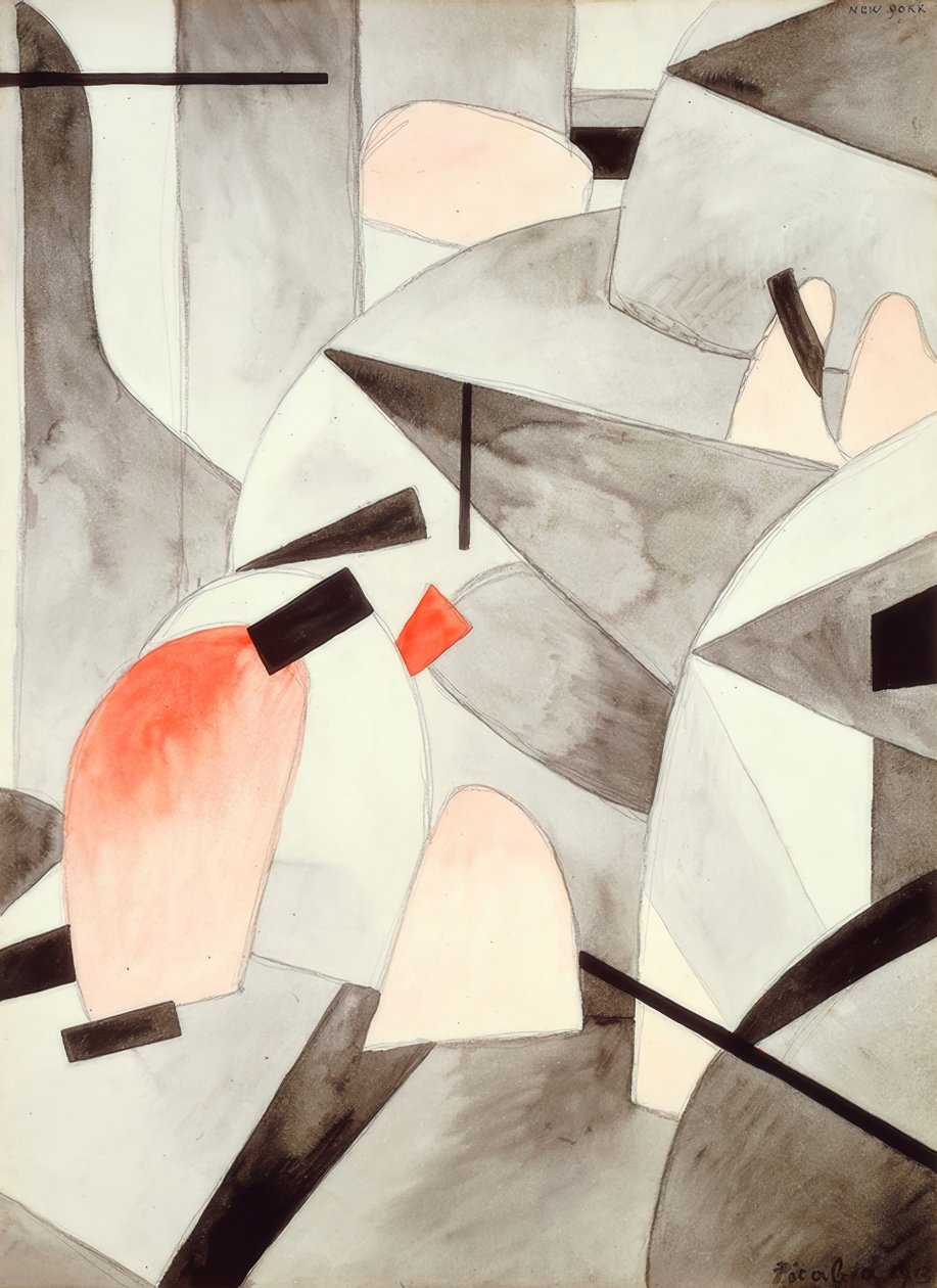 Vstup do New Yorku od Francis Picabia