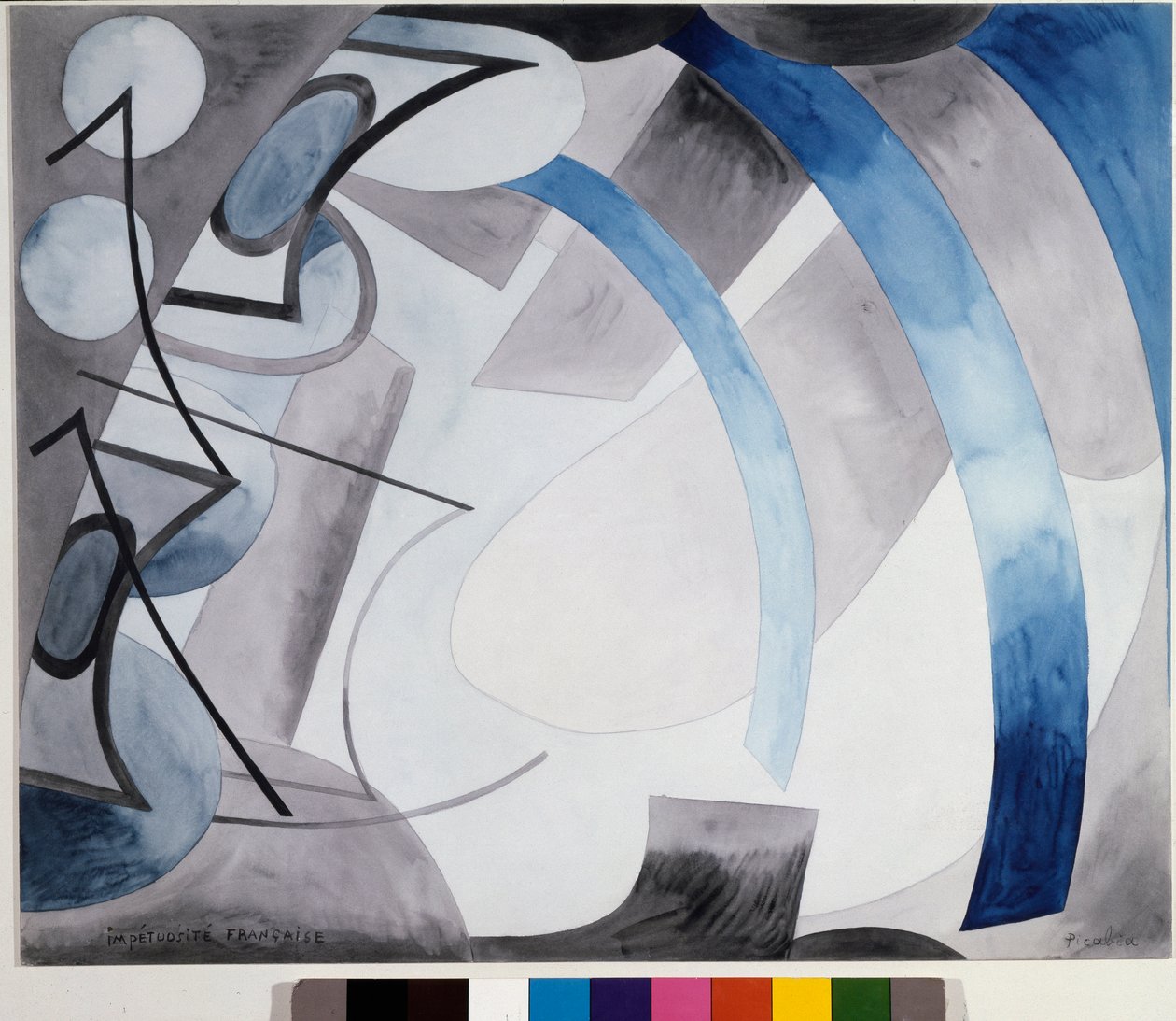 Francouzská prudkost (olej na plátně) od Francis Picabia