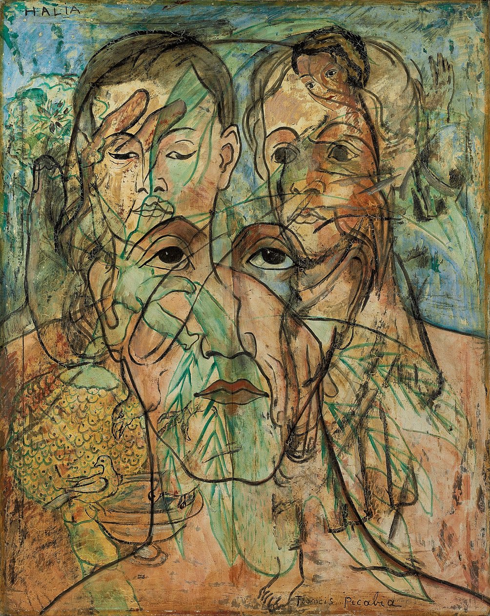 Halia, asi 1929 (olej na plátně) od Francis Picabia