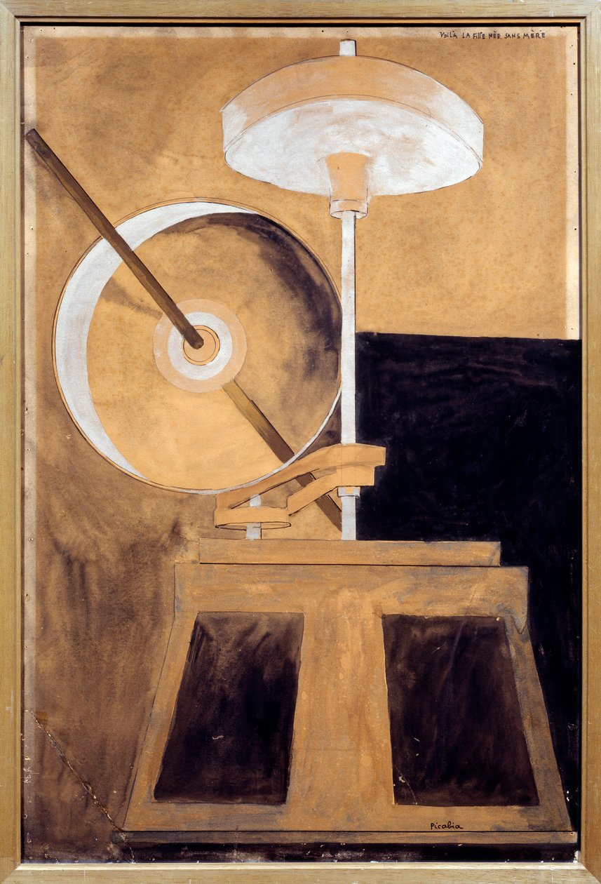Zde je narozená dcera bez matky od Francis Picabia