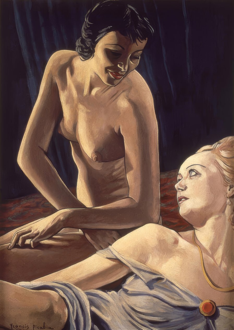 Bruneta a blondýna od Francis Picabia