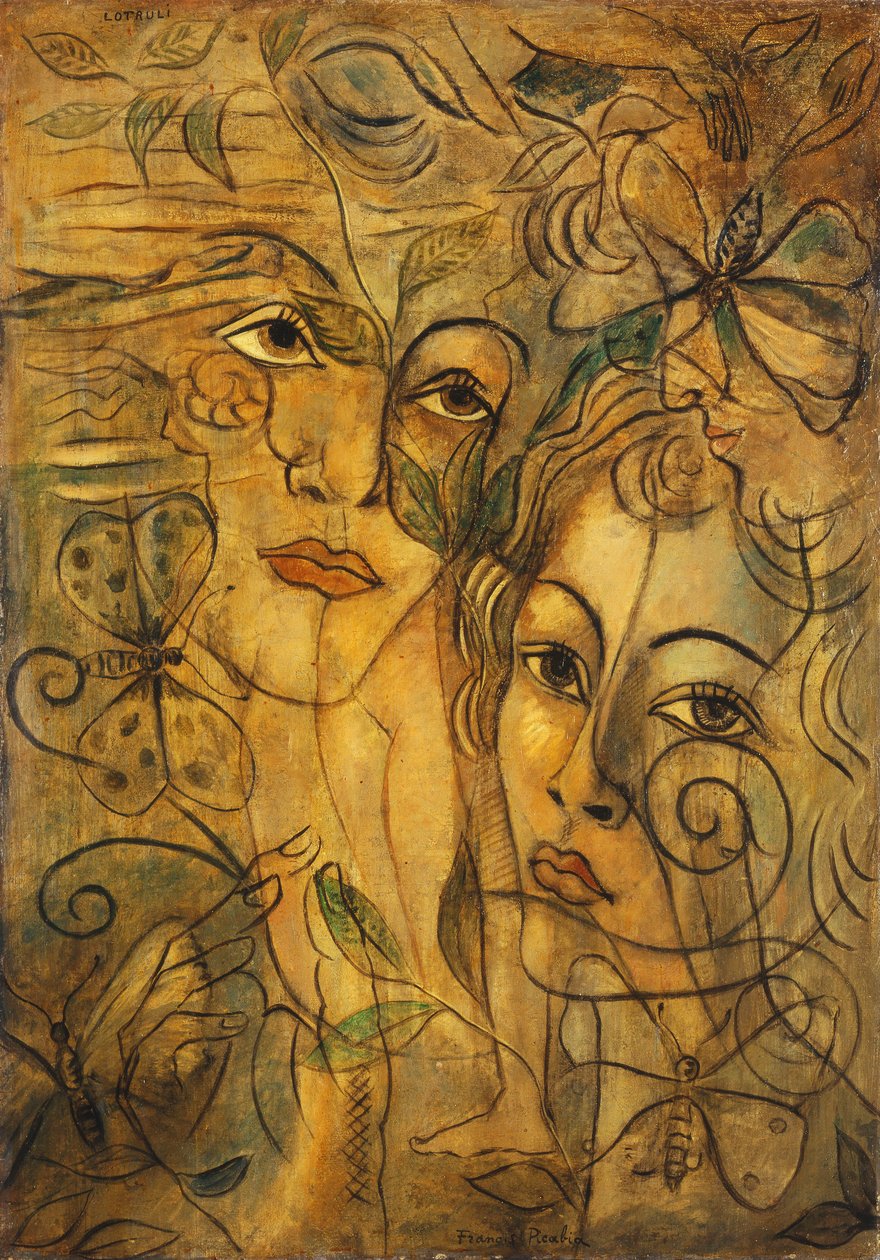 Lotrul-Visage de Olga od Francis Picabia