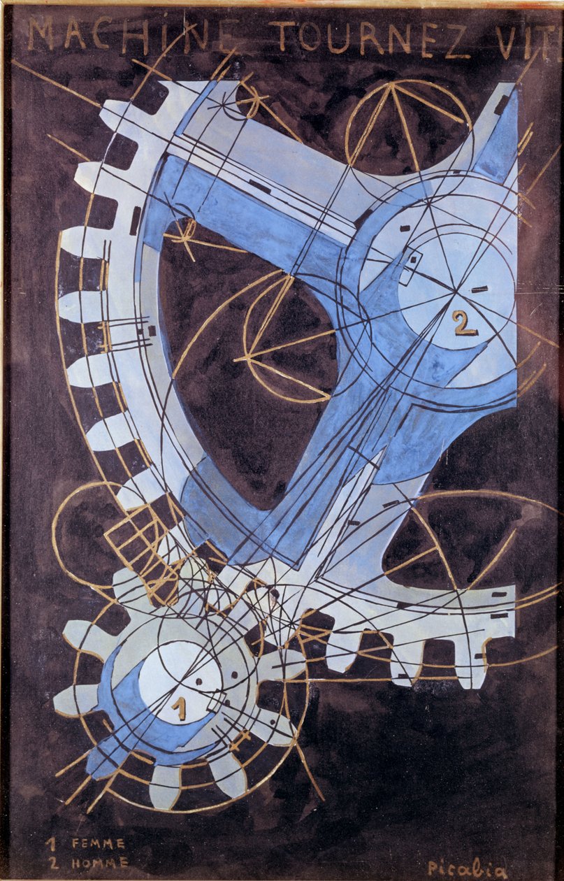 Stroj, Tournez Vite od Francis Picabia