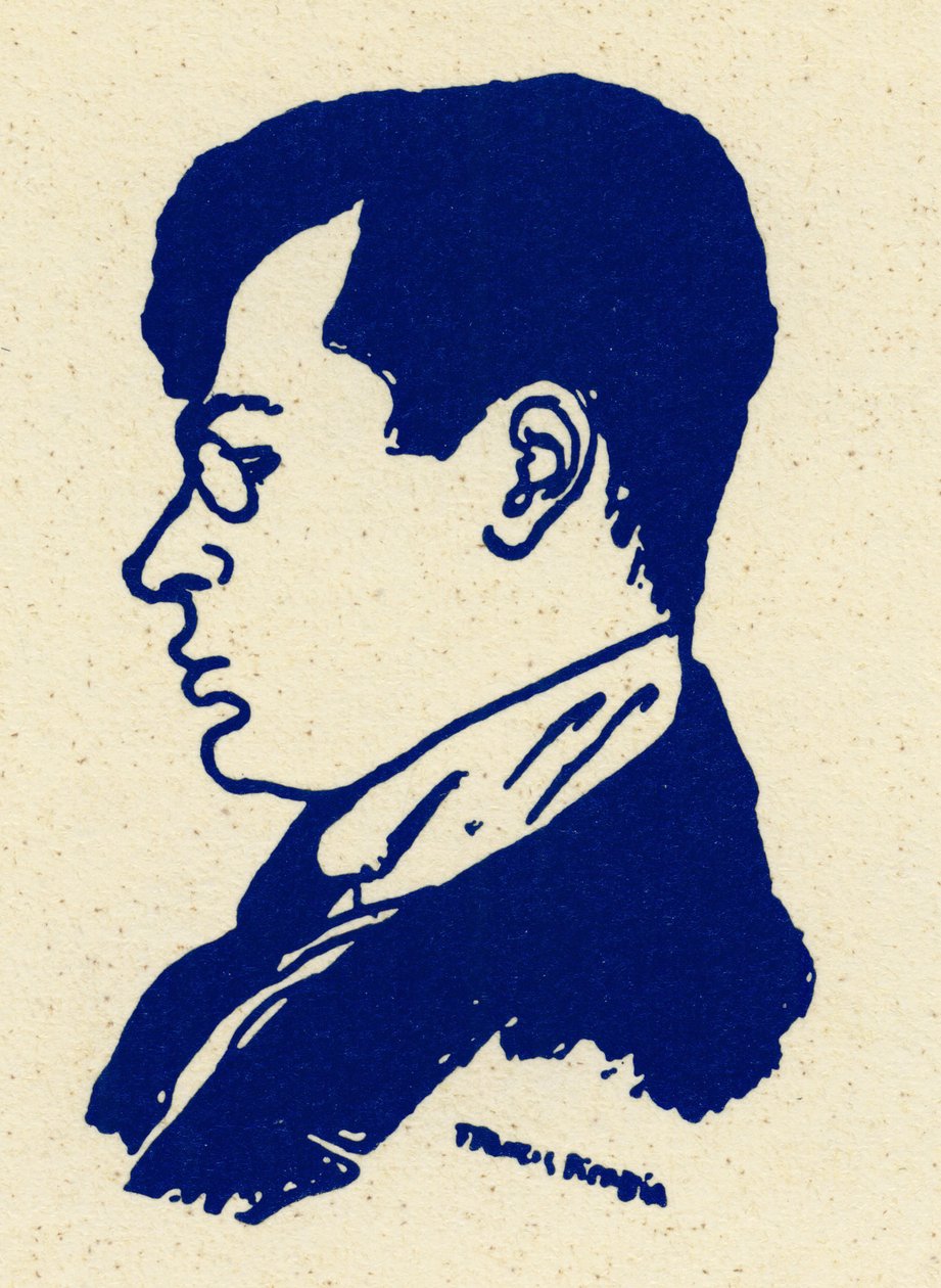 Portrét Tristana Tzary (Samuel Rosenstock) od Francis Picabia