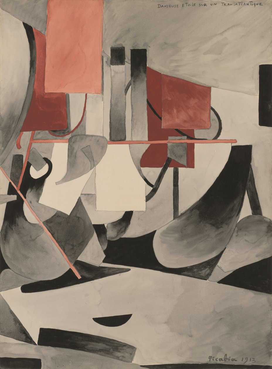 Hvězdný tanečník na transatlantické lodi od Francis Picabia