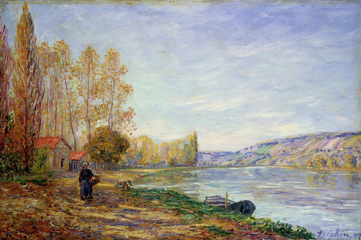 Břehy řeky Yonne od Francis Picabia