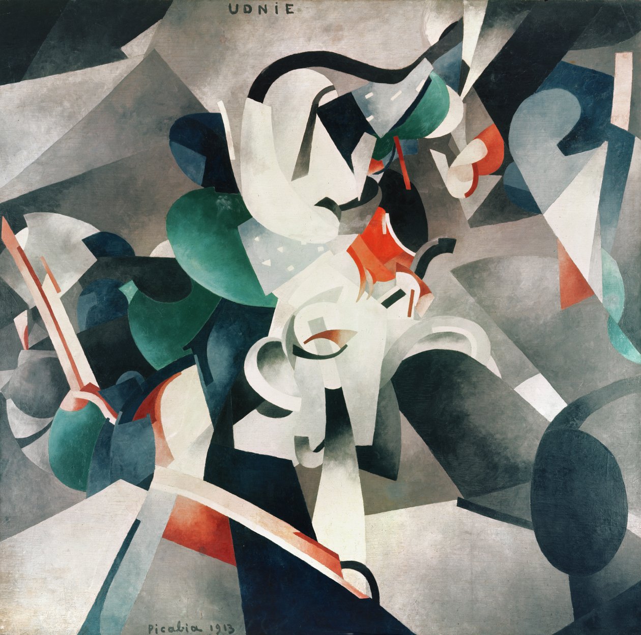 Udnie, Mladá Američanka od Francis Picabia