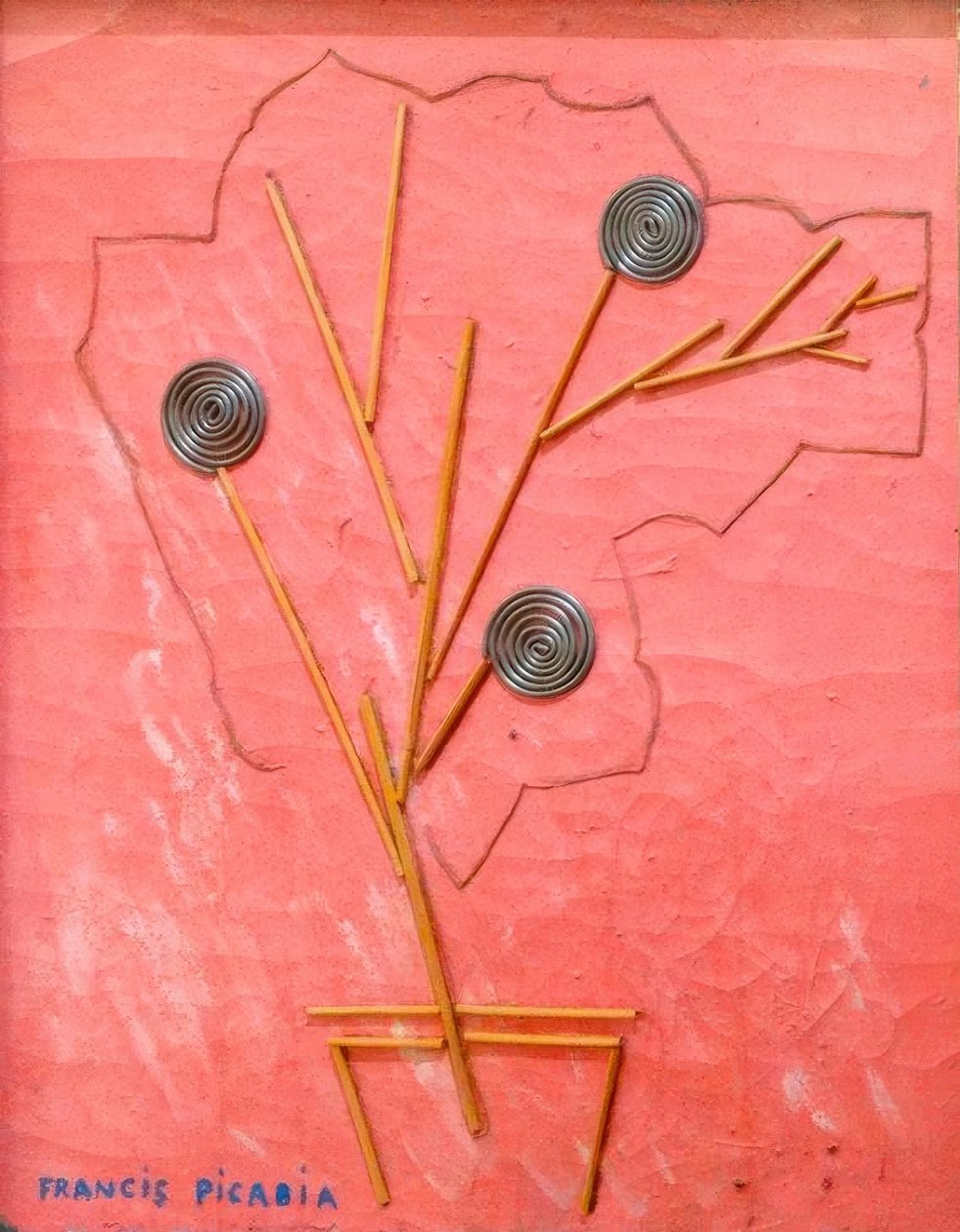 Květinová váza od Francis Picabia
