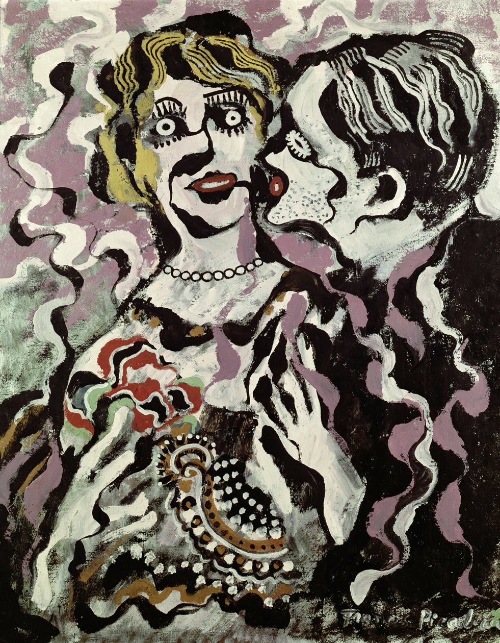Večírek, Cannes od Francis Picabia