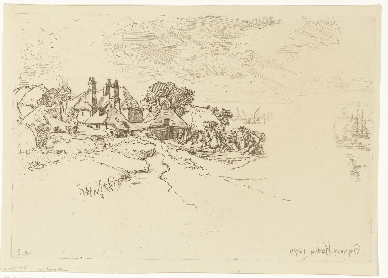 Farma v Essexu Farma v Essexu od Francis Seymour Haden (Sir) (signed by artist)