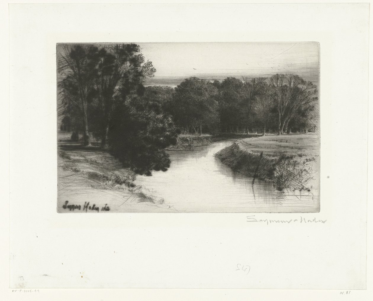 Západ slunce v Irsku Západ slunce v Irsku od Francis Seymour Haden (Sir) (signed by artist)