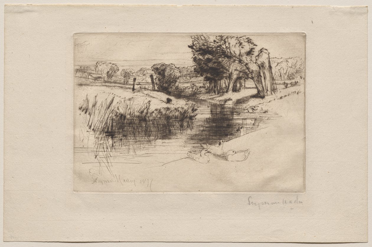 Stojatá voda od Francis Seymour Haden