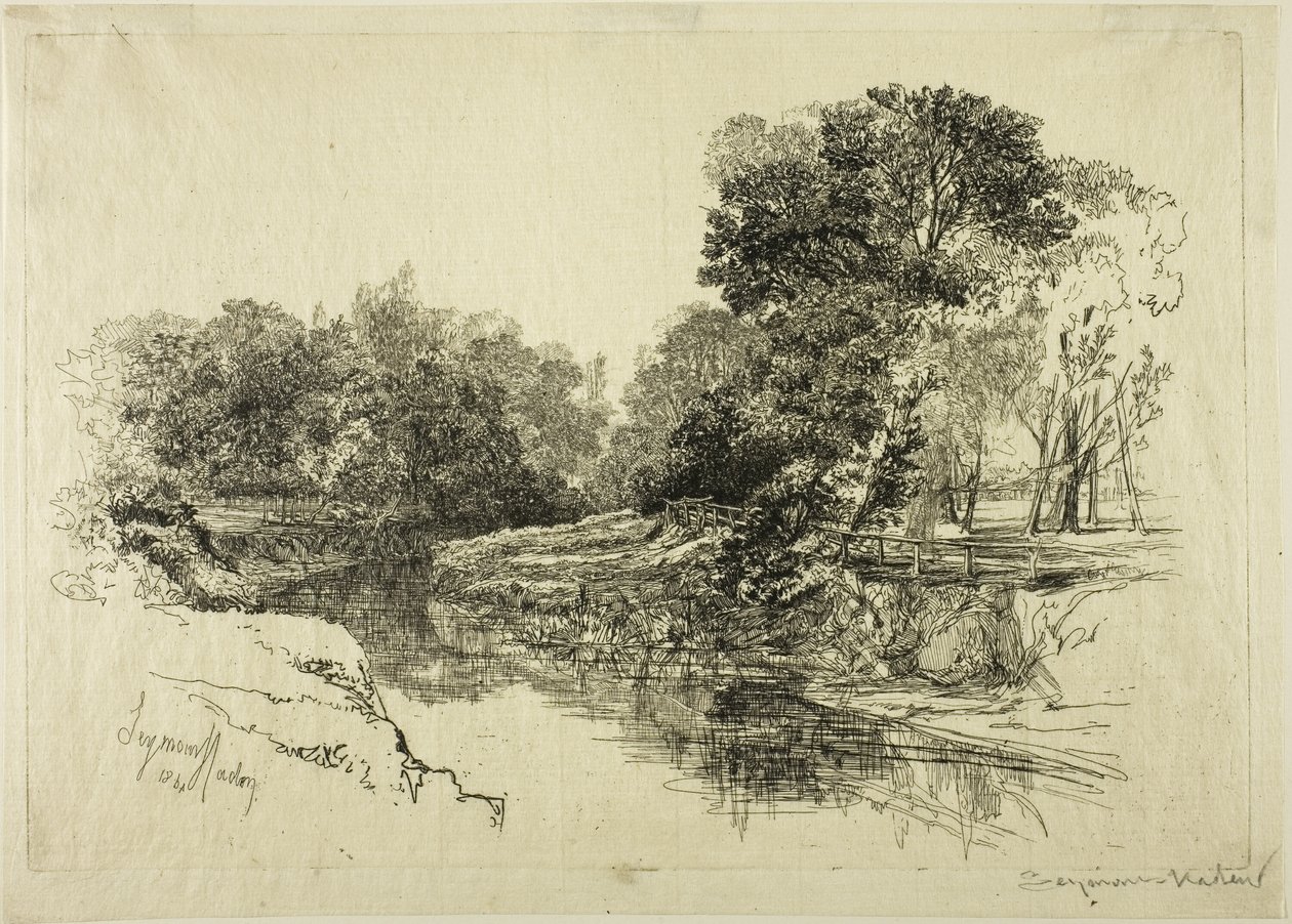 Řeka v Irsku od Francis Seymour Haden