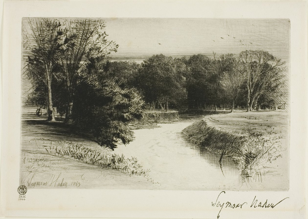 Západ slunce v Irsku od Francis Seymour Haden