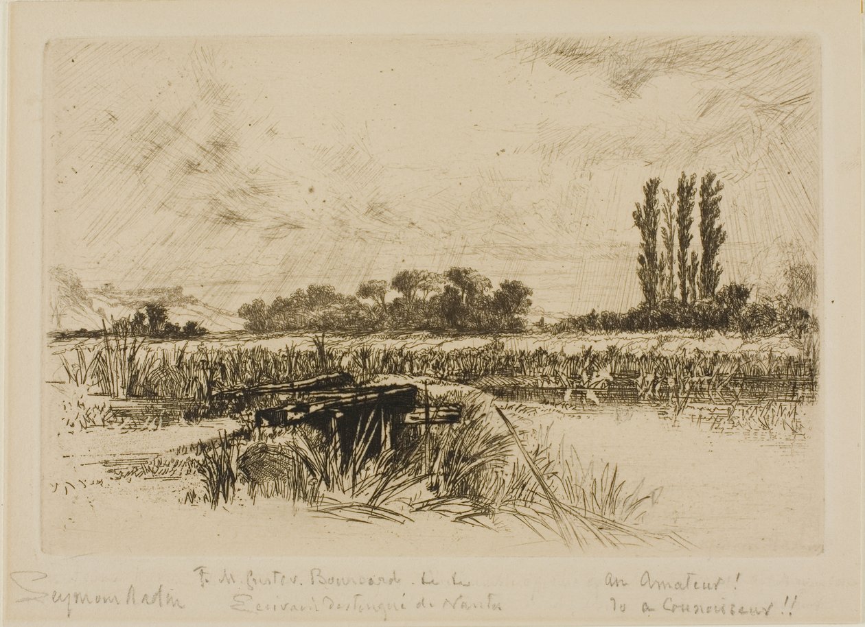 Vodní louka od Francis Seymour Haden