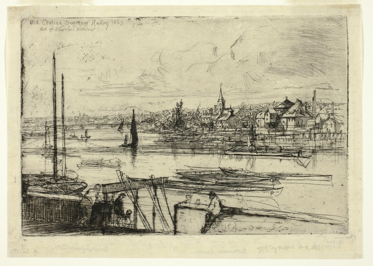 Battersea Reach od Francis Seymour Haden