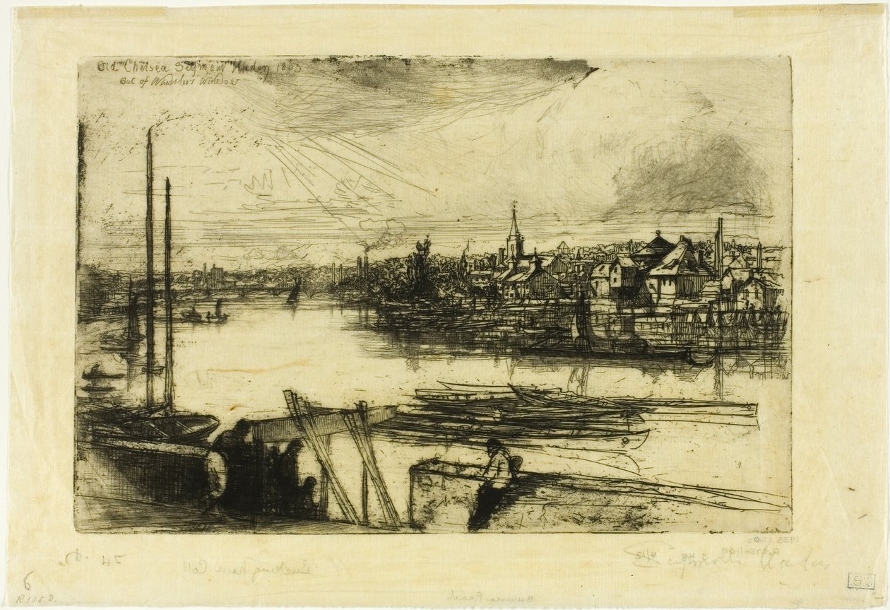 Battersea Reach od Francis Seymour Haden