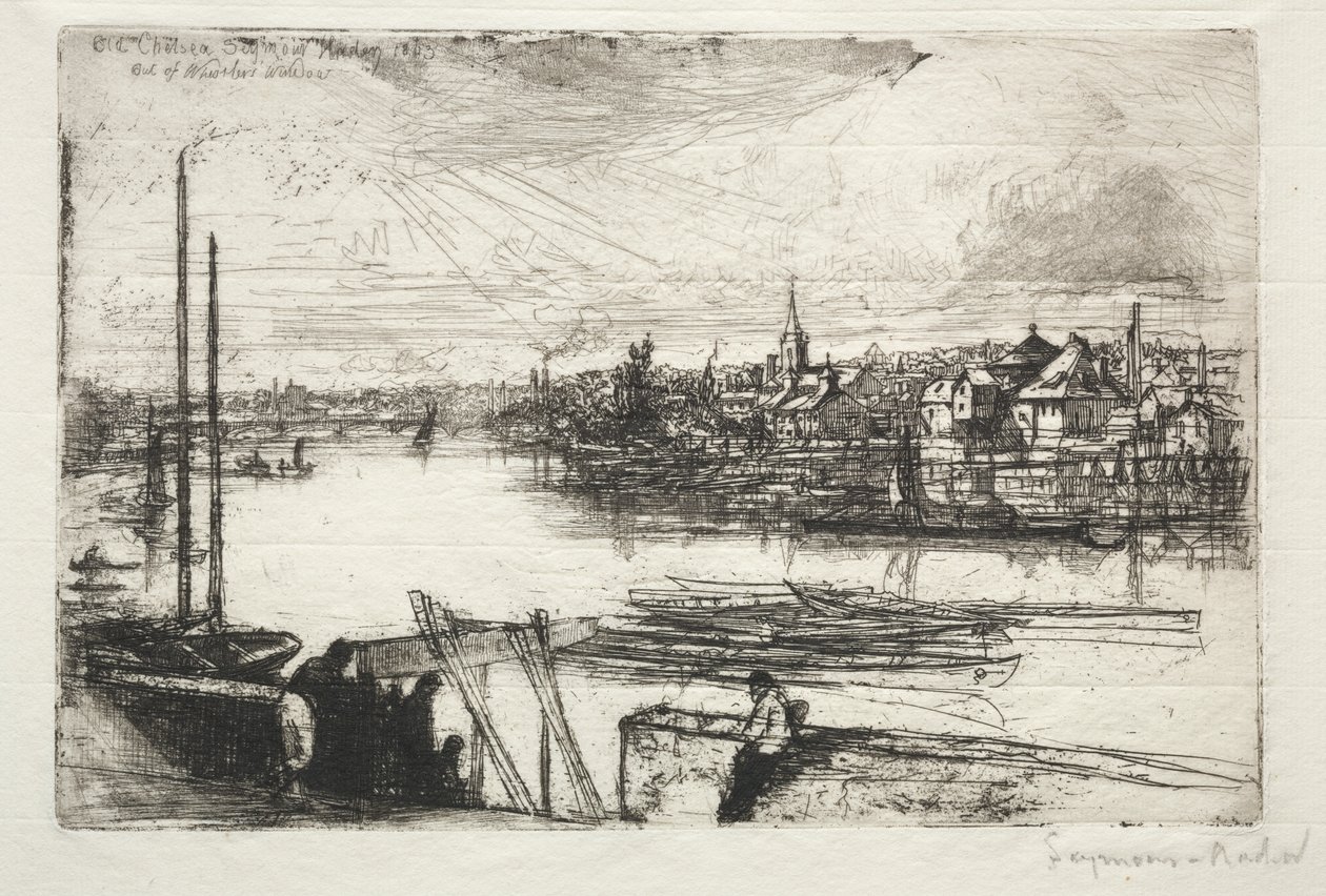 Battersea Reach od Francis Seymour Haden