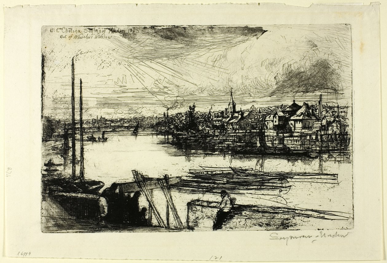 Battersea Reach od Francis Seymour Haden