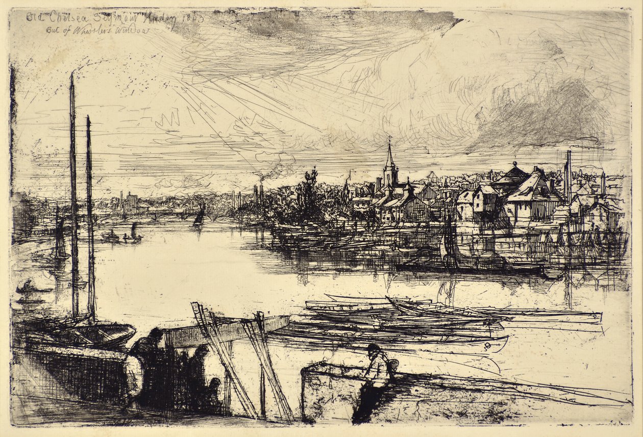 Battersea Reach od Francis Seymour Haden