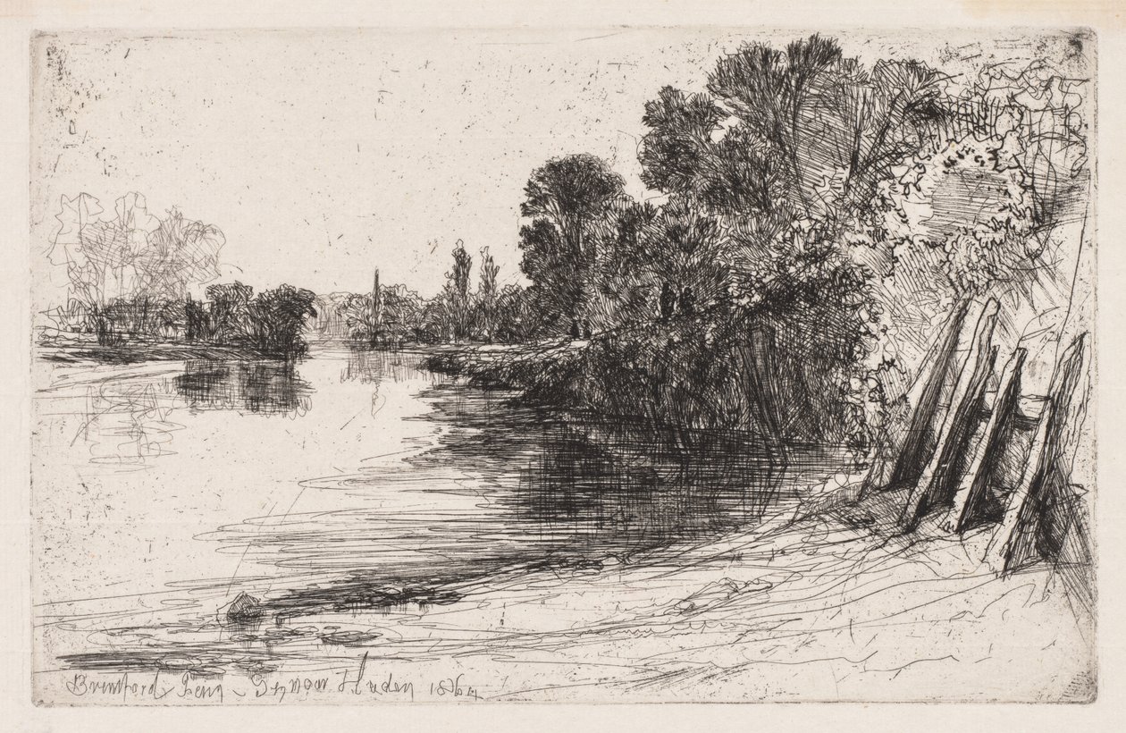 trajekt Brentford od Francis Seymour Haden
