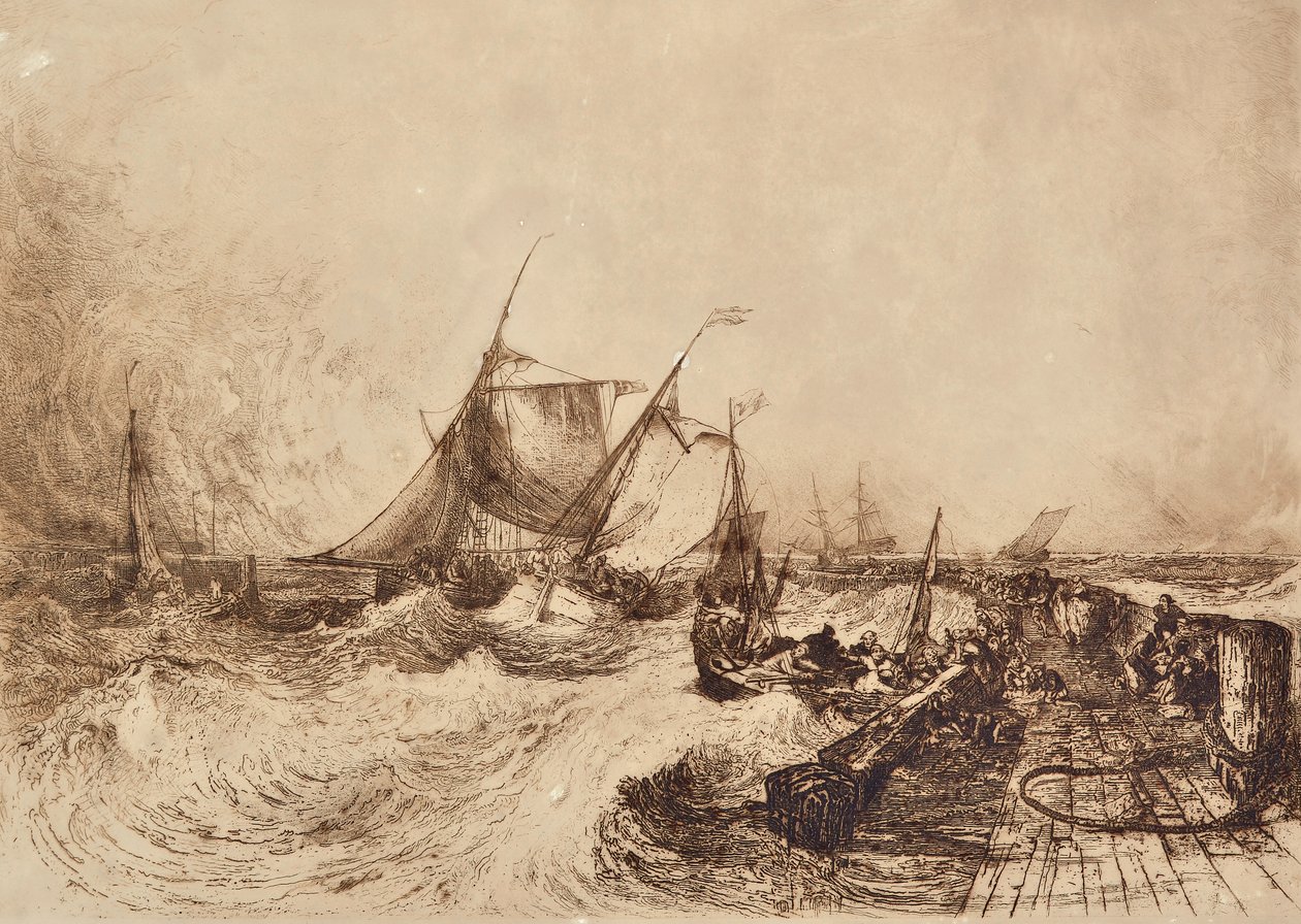 Přístav Calais od Francis Seymour Haden