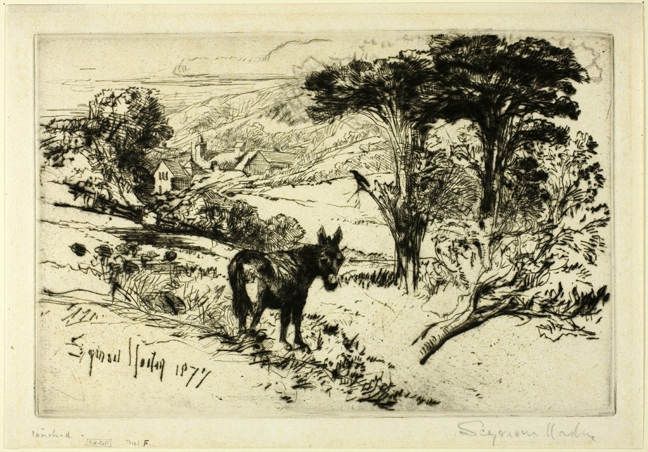 Challow Farm od Francis Seymour Haden