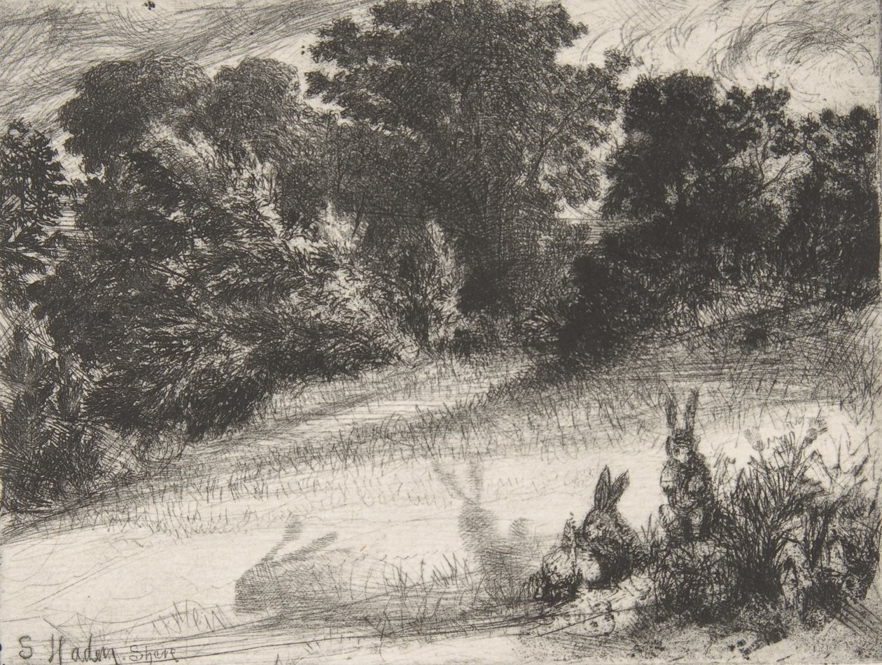 Combe Bottom, 1860., 1860. od Francis Seymour Haden